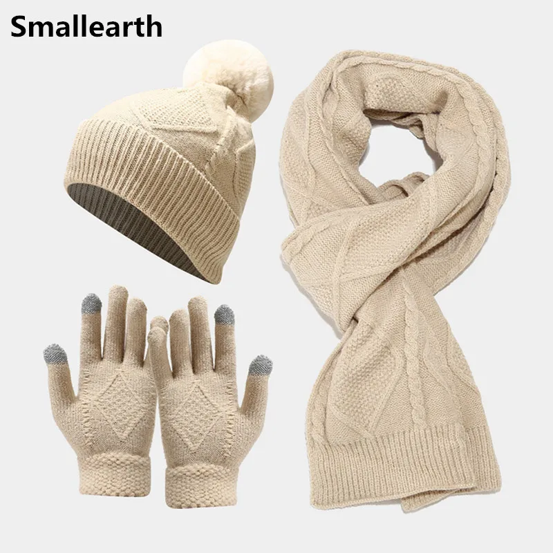 Женская теплая шапка бини для девушек зимние теплые уличные велосипедные Лыжные