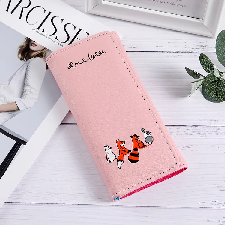 JIULIN Cartoon Flamingos женские кошельки кошелек кожаные женский держатель для карт клатч