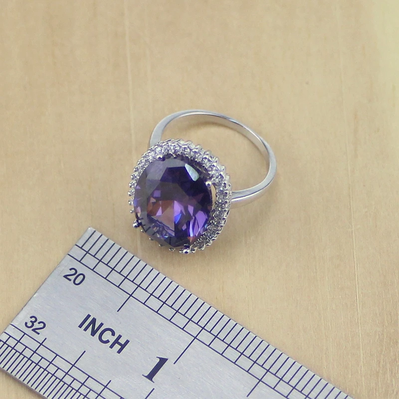 Комплект из колье и серёг серебра 925 пробы | Украшения аксессуары