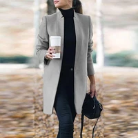 fashion jackets vintage long new neck autumn women wool solid overcoats stand female s 5xl sleeve size coat winter plus wool co