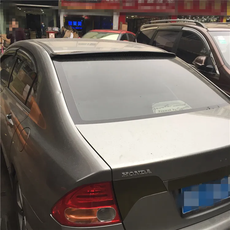 Спойлер на крышу для Honda Civic заднее крыло автомобиля из АБС-материала черный