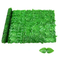 artificial leaf roll wall landscaping screen outdoor garden backyard balcony fence privacy