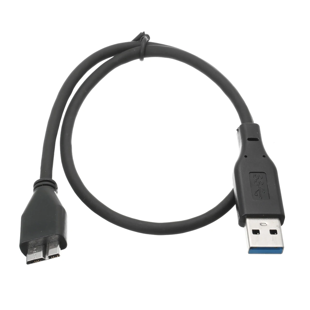 Новый 50 см USB 3 0 кабель Пластиковый черный Мини штекер A к Micro B кабели для передачи
