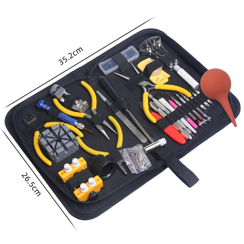 134 147 153 170pcs Watch Repair Tools Kit Clock Watch Link Pin Dissolving Opener Housing Set Opener Link Spring Bar Remover Set
