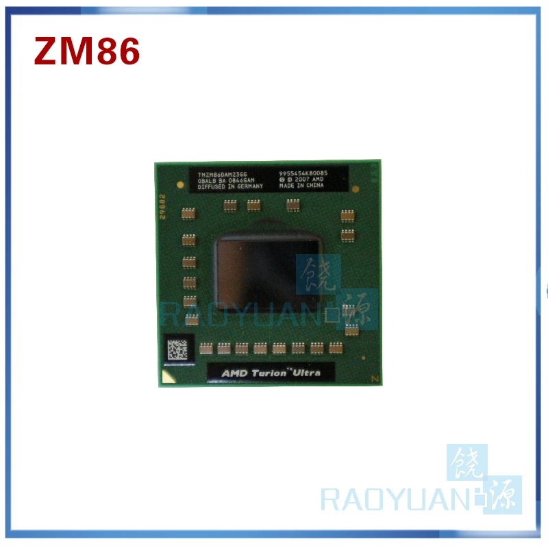 AMD ноутбука оригинальный Процессор TMZM86DAM23GG ZM86 2 3 ГГц/2 м PGA638 ZM 86 процессор PGA 638