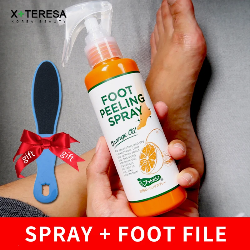 Оранжевый эссенция пилинга стоп спрей скраб для педикюра оказывающего