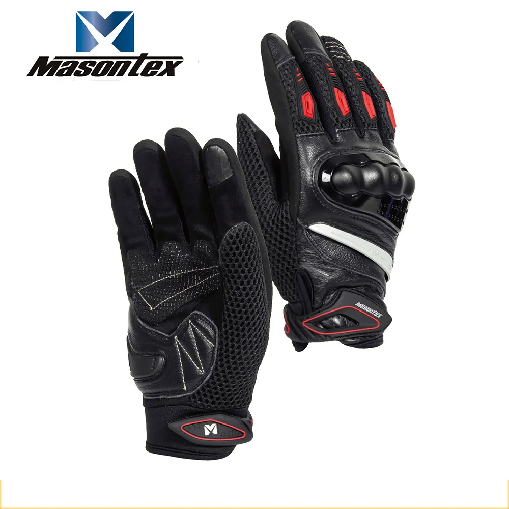 

MASONTEX Wholesale Dropshipping Motorcycle Gloves Safety Comfortable Extreme Sports Guard Breathable Outdoor Race Driving Gloves