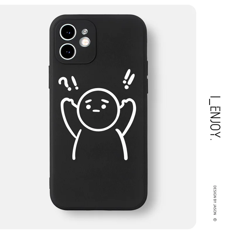 Мягкий силиконовый чехол для телефона с забавными мультяшными персонажами