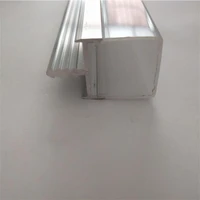 yangmin free shipping 2mpcs 3 sides lighting angle aluminum profile with milky cover