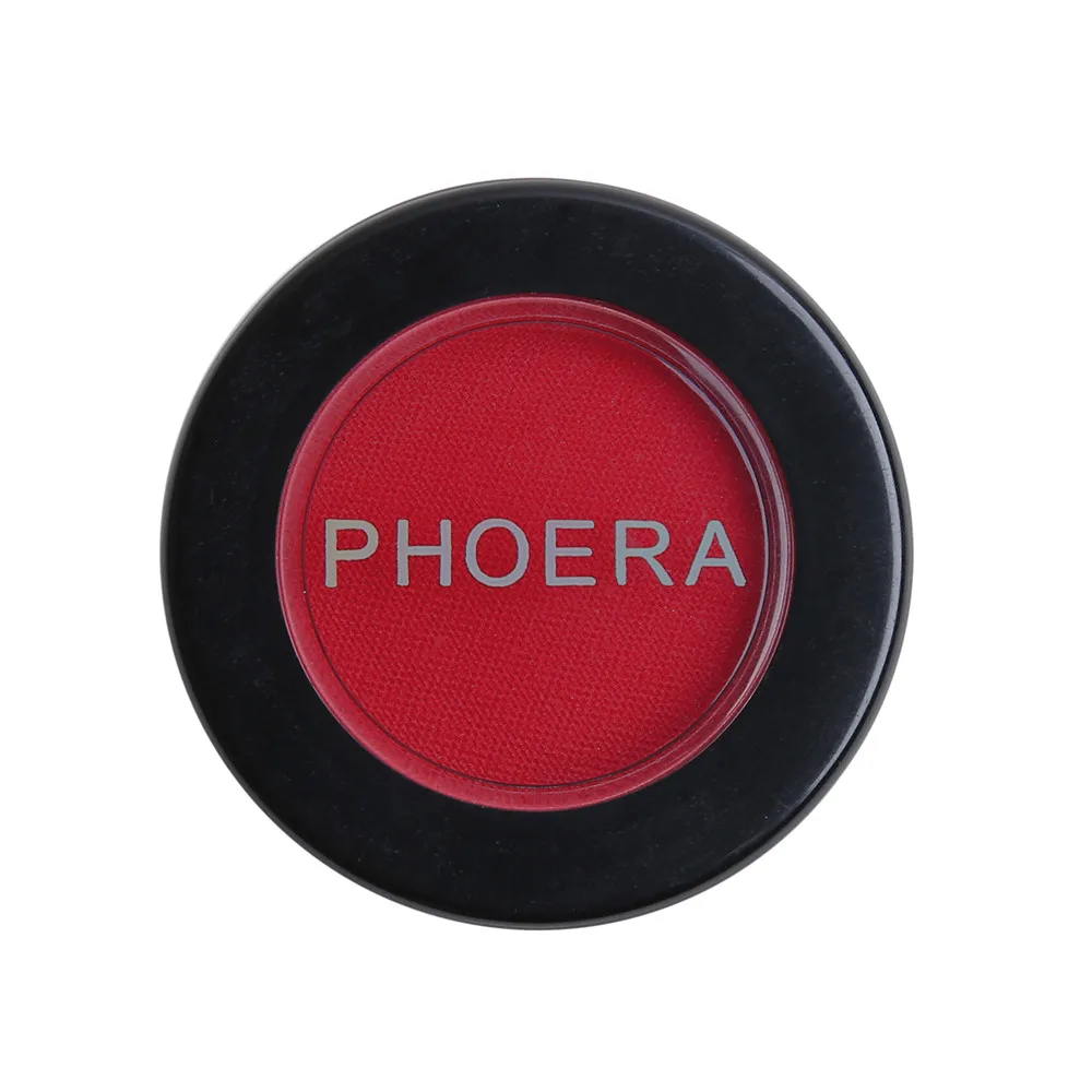 Новинка, женские косметические матовые тени для век PHOERA, крем, тени для век, макияж, модная для макияжа,, Красные Тени для век, матовые тени для век - Цвет: 12