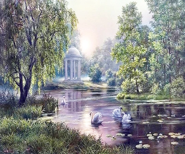 Вышивка в стиле снега наборы для вышивки крестиком рукоделие 14 ct DMC цвет сделай