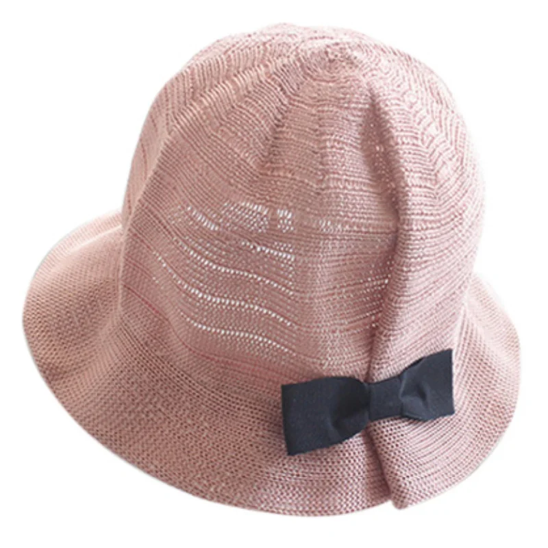 Летние детские шляпы шляпа от солнца Детская для девочек с бантом на солнце