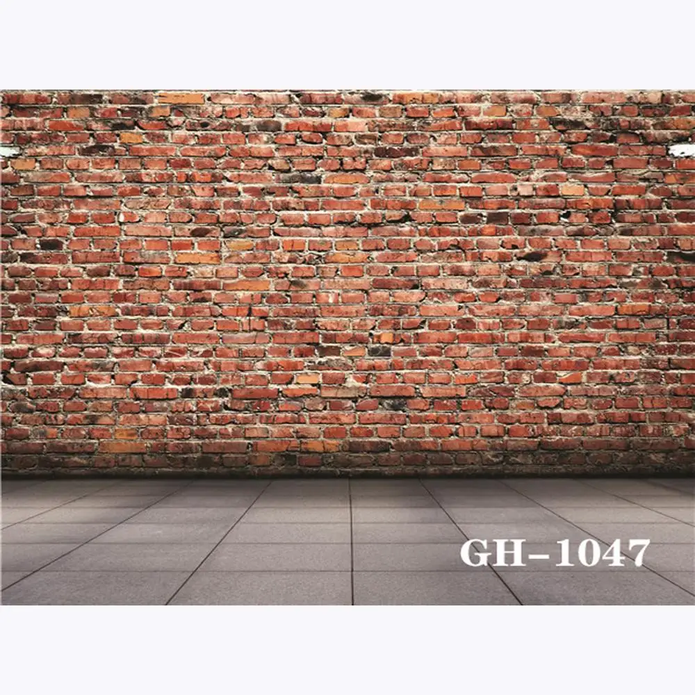 

Vinyl Custom Photography Backdrops outdoor+Brick wall Theme Photography Background GH200412-02