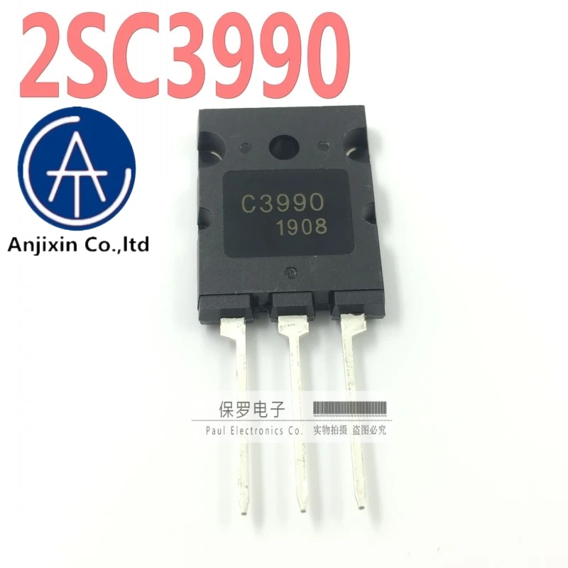 10 шт. 100% оригинальная новая действительный ассортимент товаров 2SC3990 C3990 TO-3PL переключатель трубки ламповый усилитель ультразвуковой высокомощный транзистор