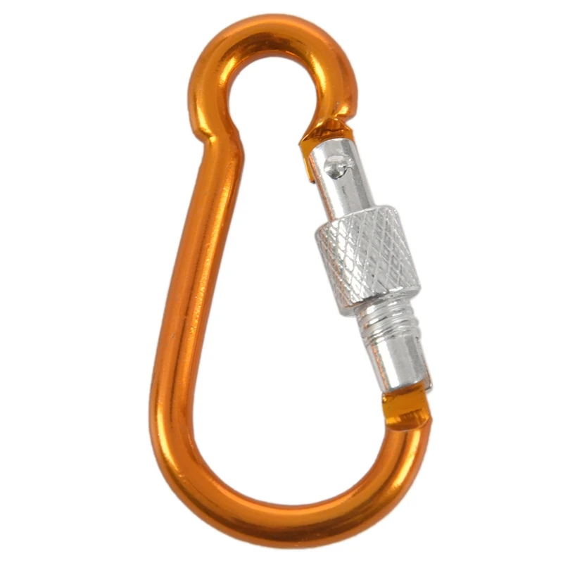 8 шт Открытый Туризм Кемпинг пружинный зажим Карабин Крюк с карабином|Крючки| |