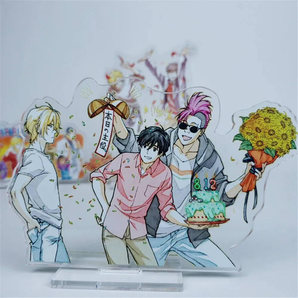 

Anime Banana Fish Ash Lynx Okumura Eiji Acrylic Stand Figure Desk Decor Collection Model Toy Cosplay Doll