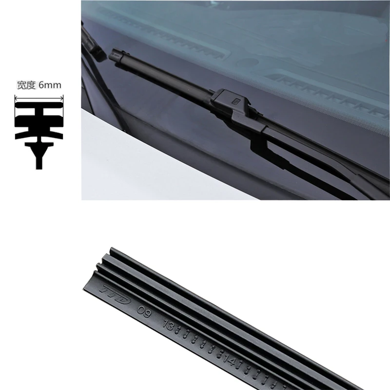 Автомобильный резиновый очиститель лобового стекла полосы Сменное лезвие 26 &quot+