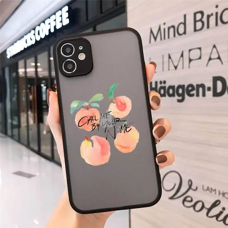 

Call Me by Your Name Phone Cases matte transparent For iphone 7 8 11 12 plus mini x xs xr pro max cover