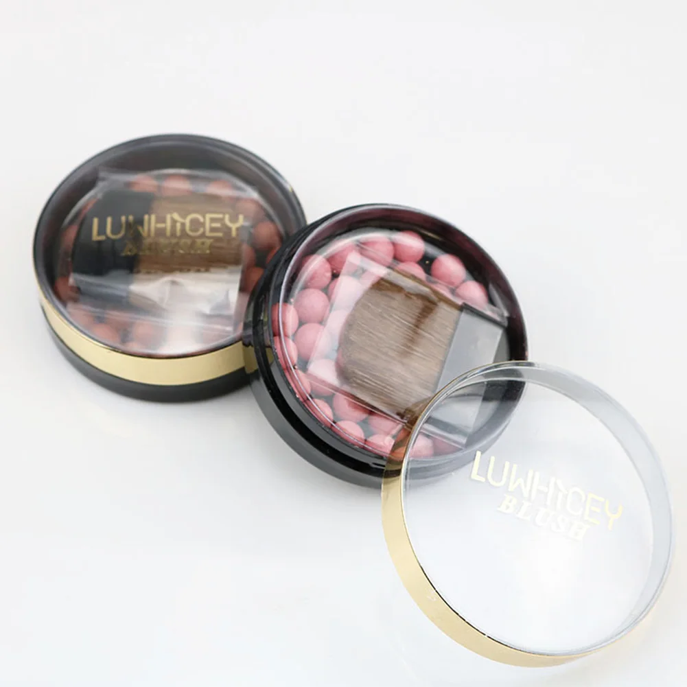 Горячие натуральные шарики Румяна для лица водостойкие румяна хайлайтер