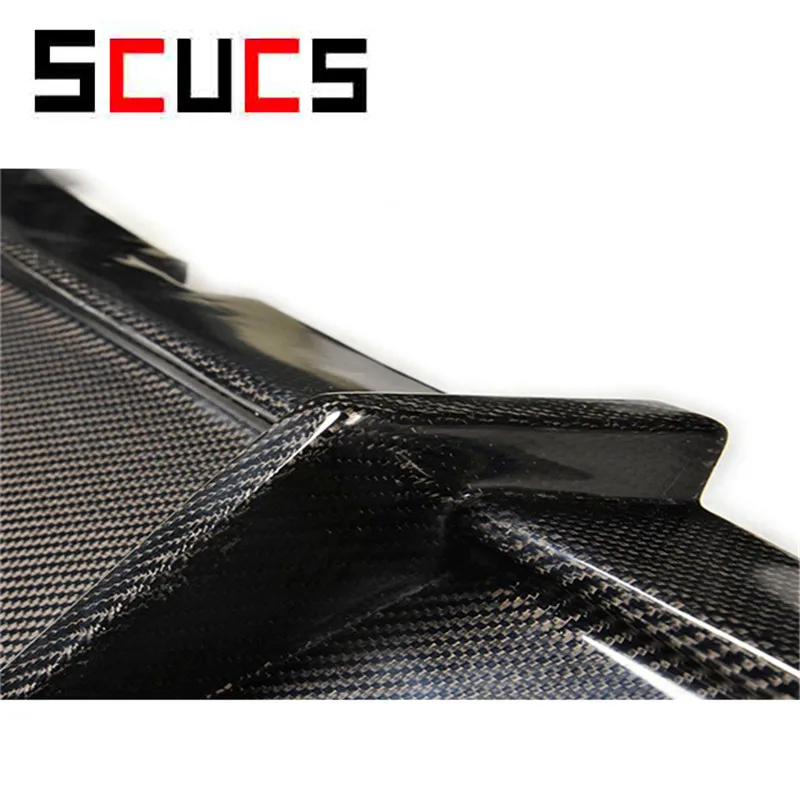 Диффузор для заднего бампера из углеродного волокна спойлер Volkswagen VW GOLF 7 VII MK7 GTI