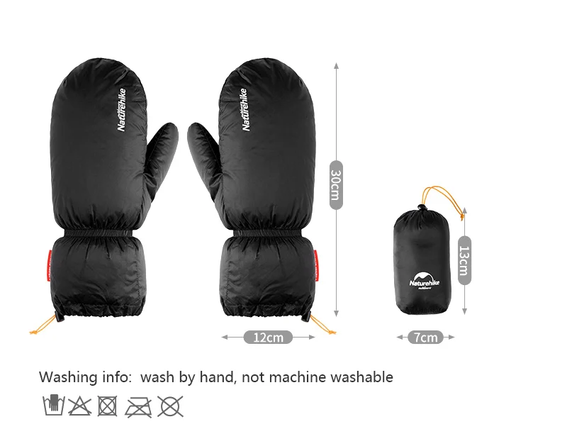 Naturehike перчатки на гусином пуху, носки, обувь, покрытие для нагрева кемпинга, ветрозащитные зимние теплые лыжные перчатки для рук и ног, покрытие для мужчин и женщин