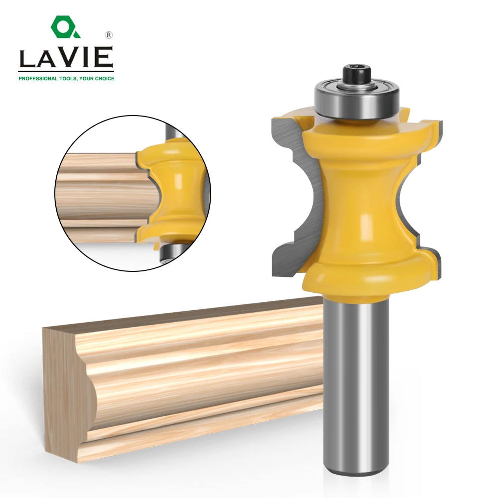 LA VIE 1PC Concave Radius Milling Cutters Convex Column Line Molding Router Bit Cutter for Wood Woodworking MC03006