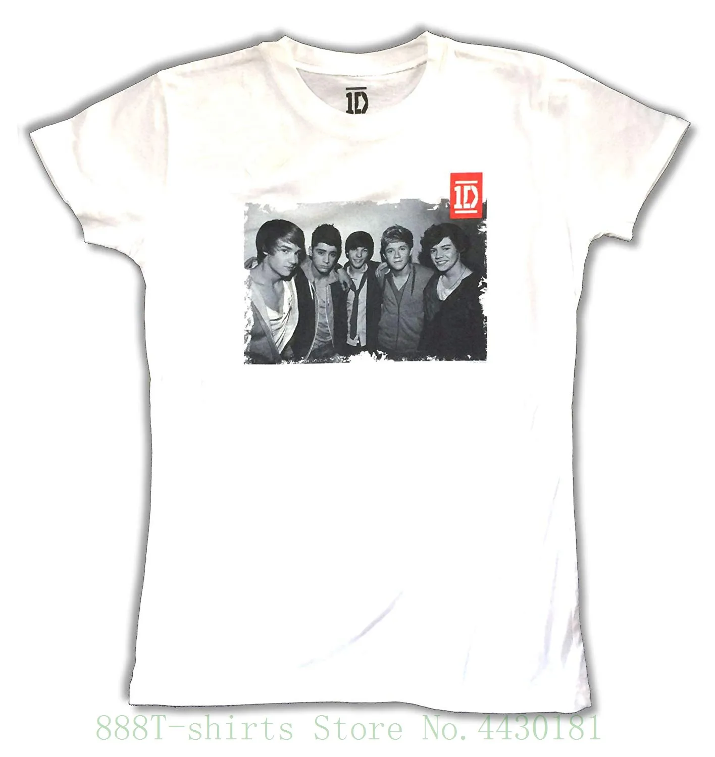 Женская футболка односторонняя потертая фотоповязка для девочек-подростков