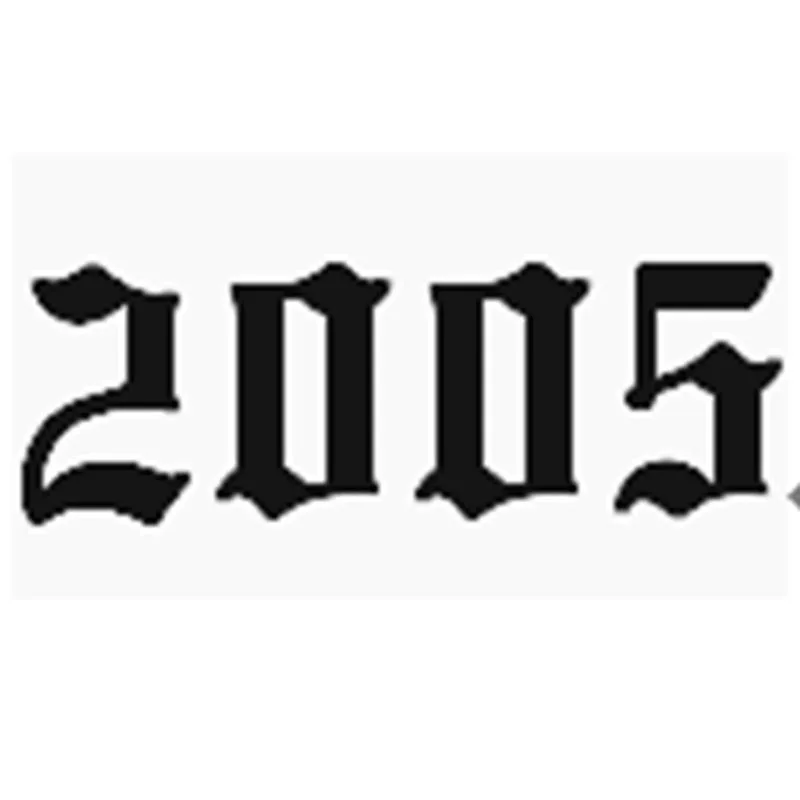 2005 Год, ожерелье из нержавеющей стали для женщин, ожерелье с цифрами на заказ, ювелирные изделия на заказ, ожерелье с цифрами на год, воротник de Moda - Окраска металла: 2005