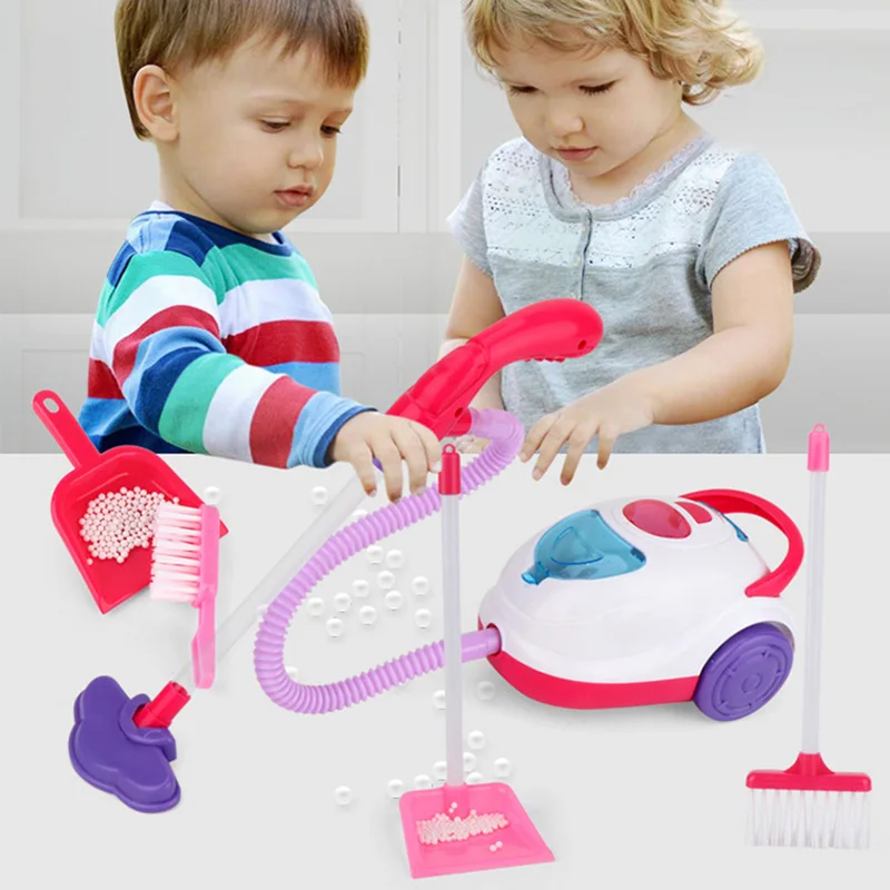 

Children's Simulation Vacuum Cleaner Toy Pretend Toys Cleaning Toy Children Educational Toys Small Home Appliances