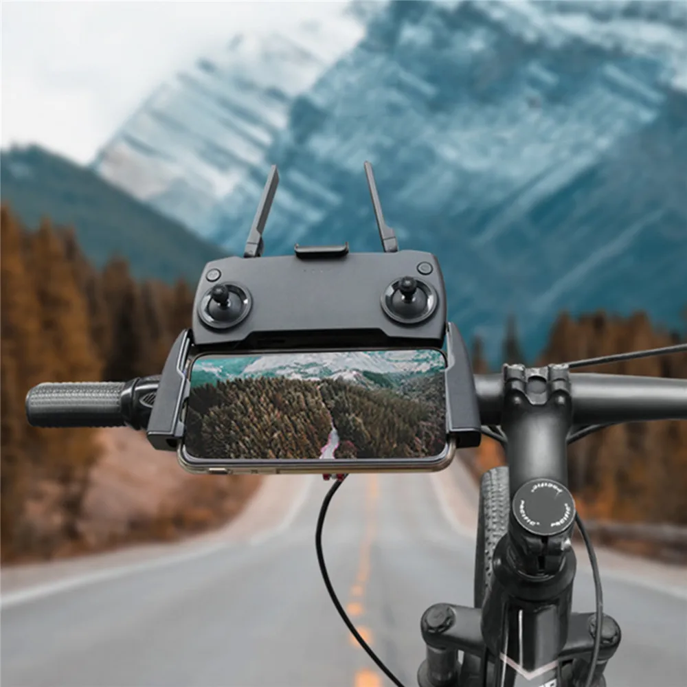 

Universal Remote Controller Bicycle Holder Mount for DJI Mavic Mini/ Mavic 2/ Pro/ Air/ Spark Drone Transmitter Bike Handle Clip
