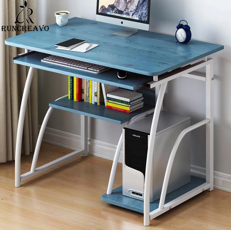 Mesa de Pc sencilla para ordenador portátil, escritorio de estudio de oficina...