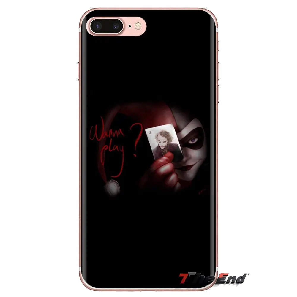 Для iPod Touch Apple iPhone 4 4s 5 5S SE 5C 6 6S 7 8 X XR XS Plus MAX Joker и Harley Quin мягкие прозрачные чехлы |