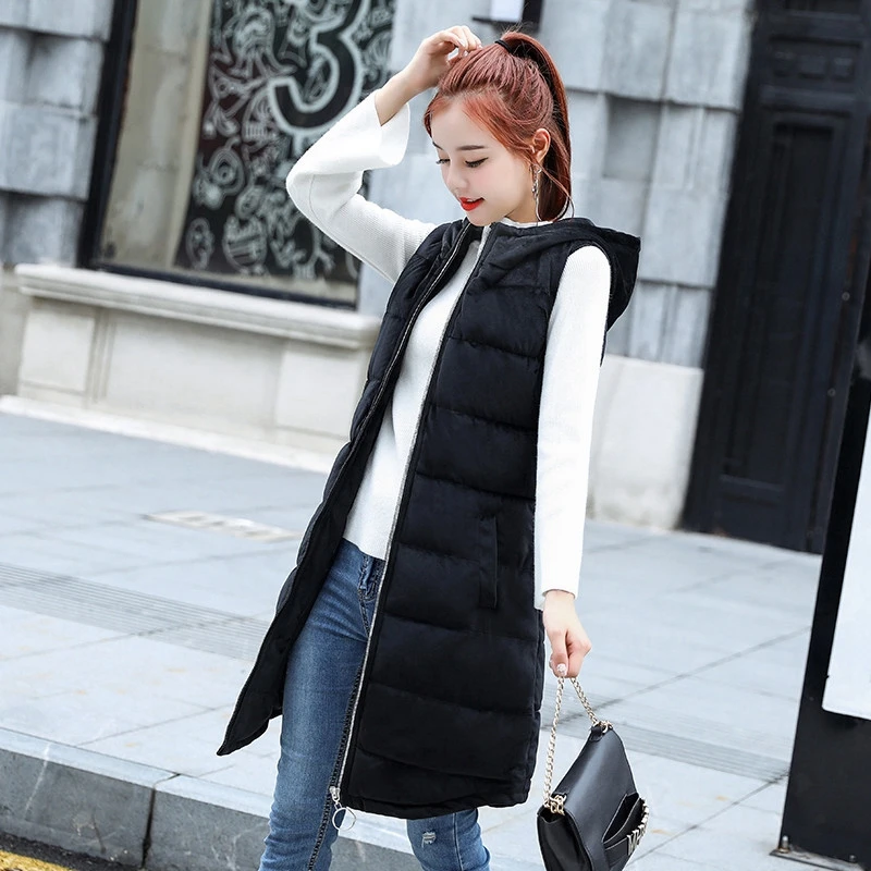 Lingwave/осенне-зимний тонкий бархатный жилет средней длины золотистого цвета