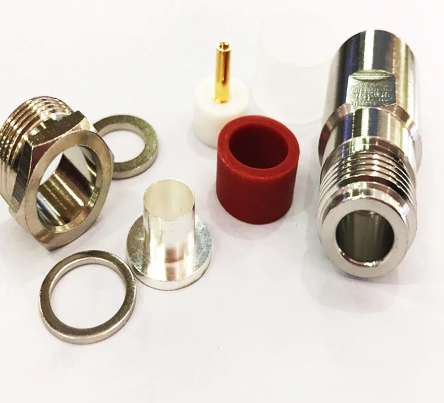 10 шт. гнездовой зажим для коаксиального кабеля RF Coax RG5 RG6 LMR300 5D-FB 50-5 разъем |