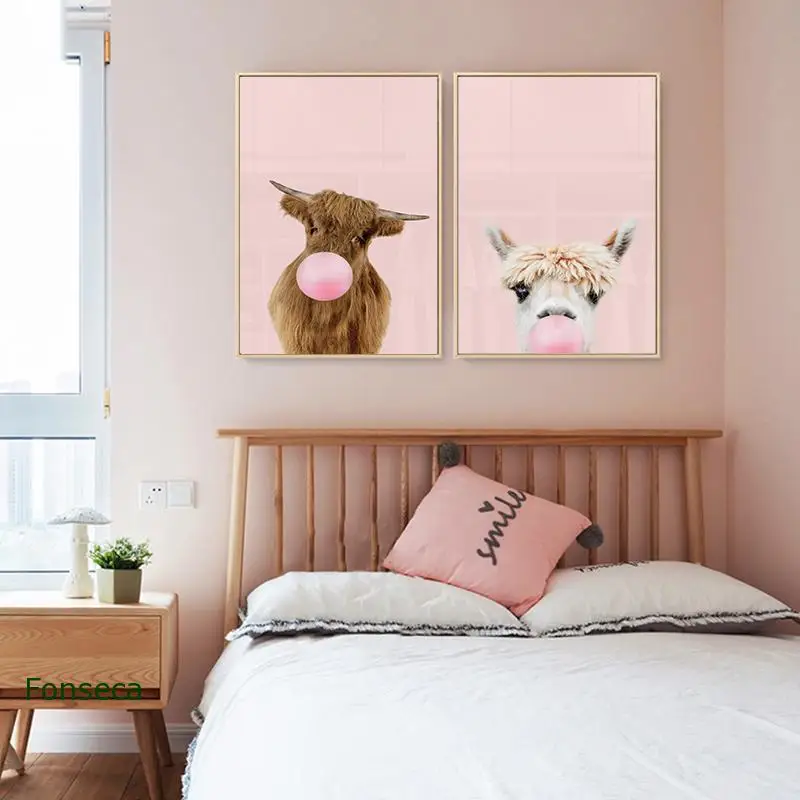 Настенные картины для спальни с жирафом | Дом и сад