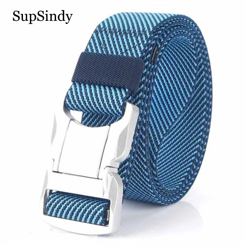 

Ремень SupSindy мужской, эластичный нейлоновый тактический пояс в стиле милитари, с пряжкой из алюминиевого сплава, Холщовый, для тренировок