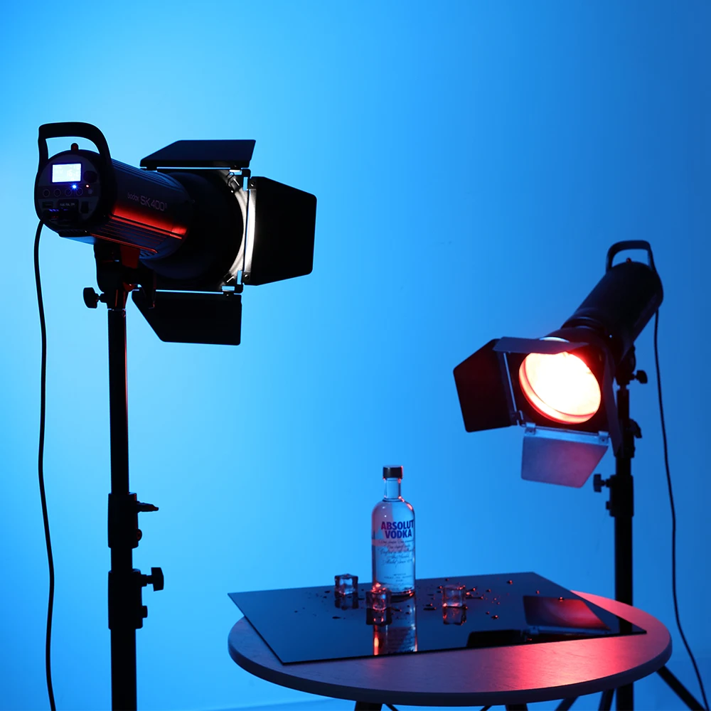 Набор вспышесветильник Godox 800 Вт 2 * SK400II 300Ws с триггером системы X1 и дверью сарая