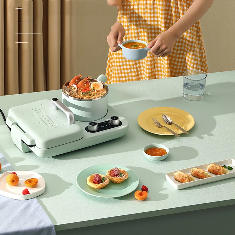 

JRM0325 Bear Sandwich Maker Breakfast Machine Home Small Automatic Breakfast Machine Multi-function Toast Toaster Household New