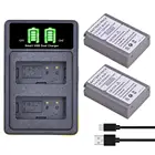 Durapro 2x BLN1 BLN-1 сменные батареи + светодиодный USB зарядное устройство для Olympus OM-D E-M1 E-M5 Mark II PEN-F E-P5 EM1 EM5 PENF EP5