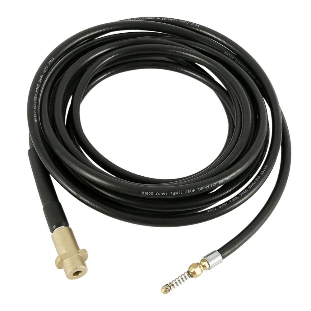 

1pc 6M Washer Pipe High Pressure Washing Machine Hose Sewage Sewer Dredging Cleaning Hose Compatible for Karcher K