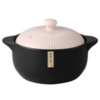 household ceramics stock pots high temperature resistance high capacity stock pots with handle marmite cuisson kitchen dm50sp