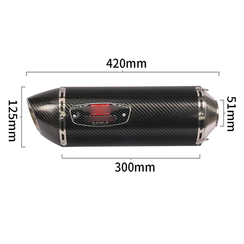 

Universal Motorcycle Exhaust System Pipe With DB Killer Silencer Muffler Tial Tip Pipe For Benelli Yamaha Bmw Street Bike Escape