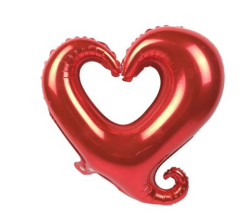 Свадебной комнаты украшение любящее сердце в форме сердца воздушные шары на День