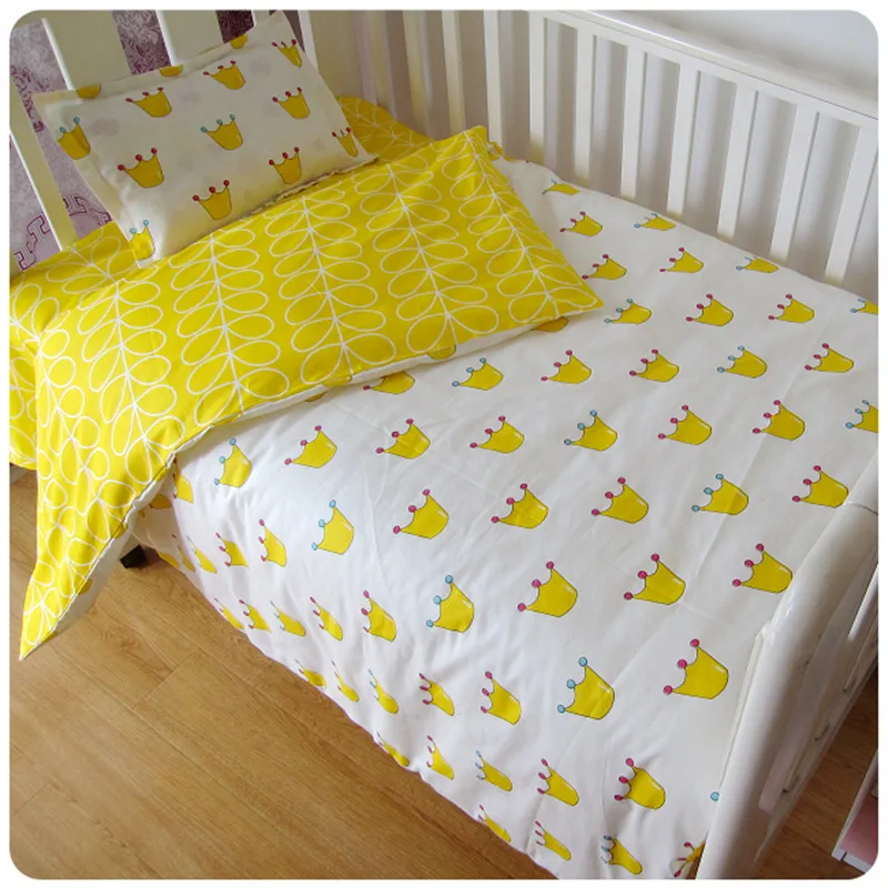 

Cotton Arrived Ins Crib Bed Linen 3pcs Baby Bedding Set Include Pillow Case+bed Filling Cover Without Sheet+duvet