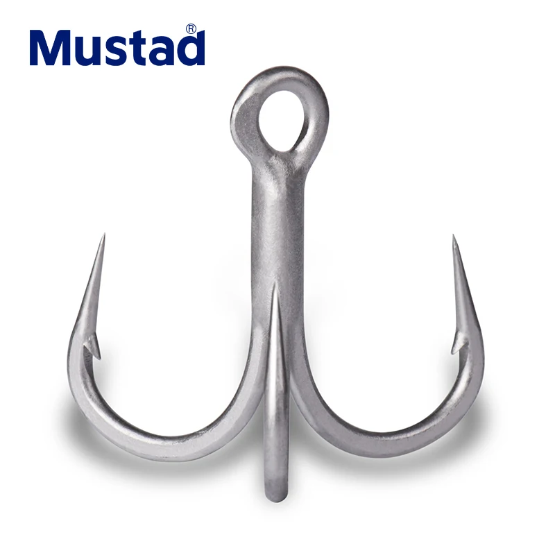 Оригинальный рыболовный крючок Mustad 36328NP-DS 7X StrongTriple Sea из высокоуглеродистой стали