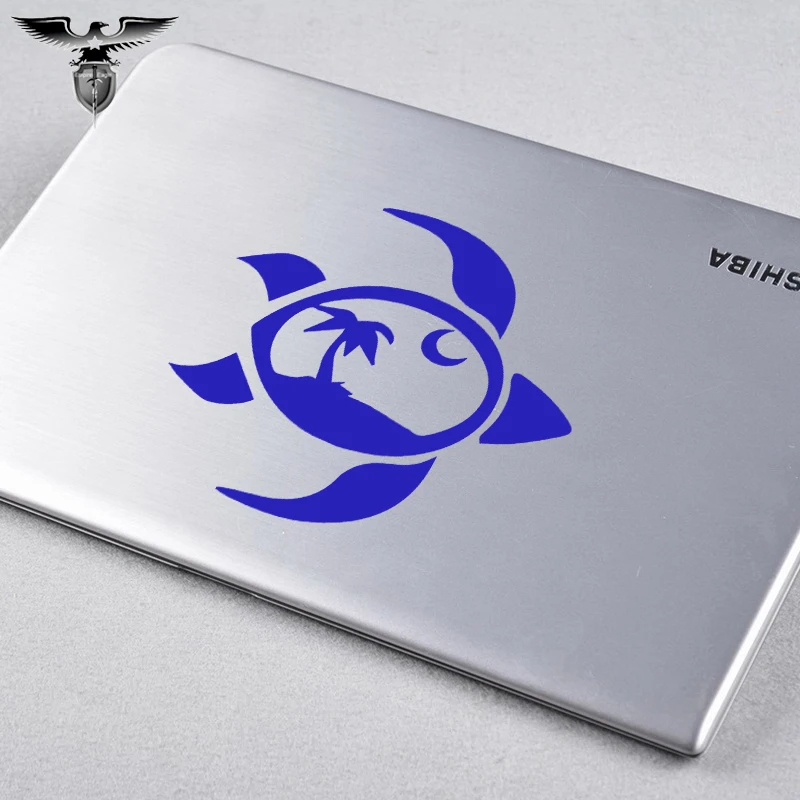 

EmpireYing 3 Size 8 Colors Leisurely Marine Life Sea Turtles Swimming Freely Sunny Beach Holiday Leisure Car Sticker Vinyl Decal