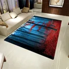 Красочные туман лес 3D ковер большой коврик для Гостиная натуральный коврик с пейзажем коврик в прихожую коврик для Кухня комнаты