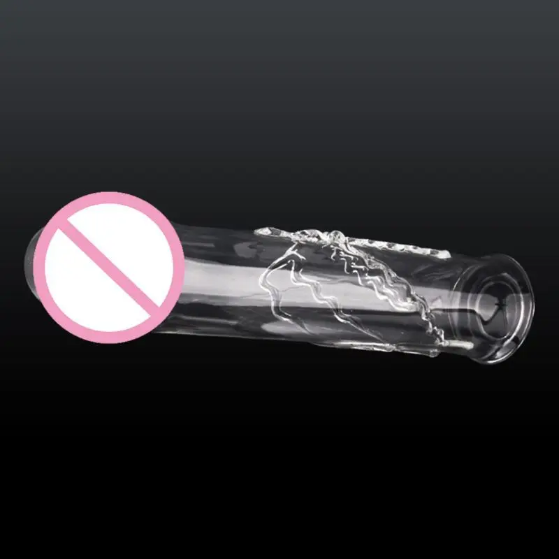 Прозрачная Анальная пробка полый стеклянный Анальный массажер P-Spot стимуляция