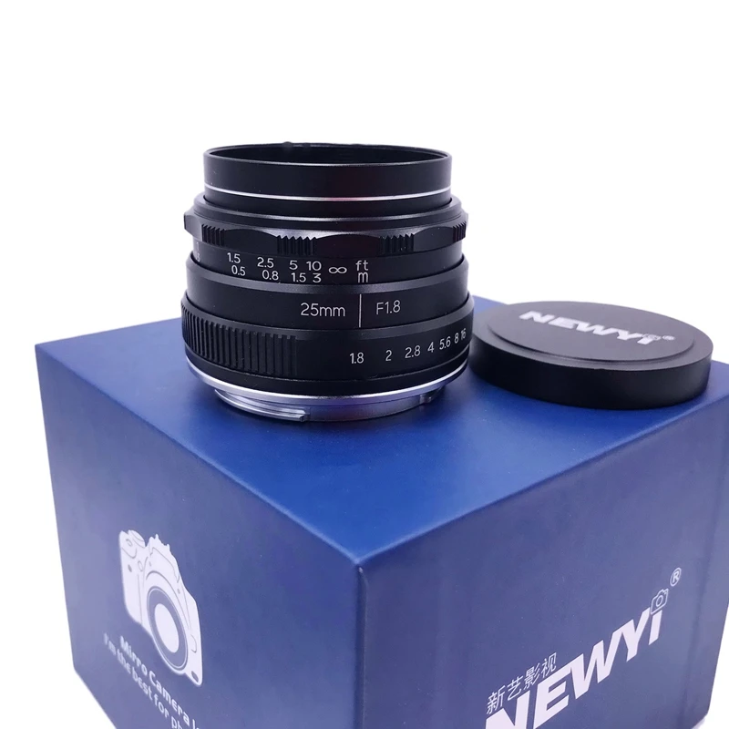 

NEWYI 25mm F/1.8 Manual Focus Prime Lens for Panasonic for Olympus Micro-type M4/3 Camera