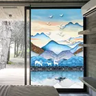 Пленка для окон, неклейкая, для домашнего декора